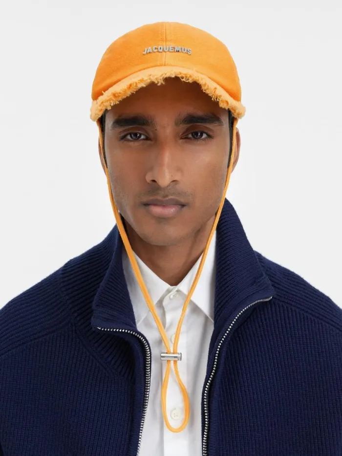 JACQUEMUS The Artichaut Cap Dark Orange Women Hats JACQUEMUS The Artichaut Cap Dark Orange Women Hats