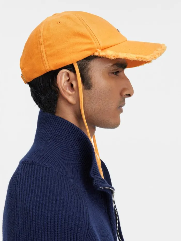 JACQUEMUS The Artichaut Cap Dark Orange Women Hats JACQUEMUS The Artichaut Cap Dark Orange Women Hats