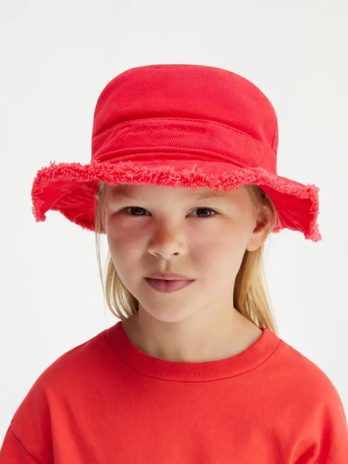 JACQUEMUS The Artichaut Kids039 Bucket Hat Red WomenMen Accessories and Shoes JACQUEMUS The Artichaut Kids039 Bucket Hat Red WomenMen Accessories and Shoes