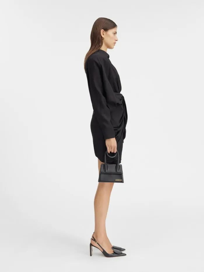 JACQUEMUS The Bahia Dress Black Women Dresses and Skirts JACQUEMUS The Bahia Dress Black Women Dresses and Skirts
