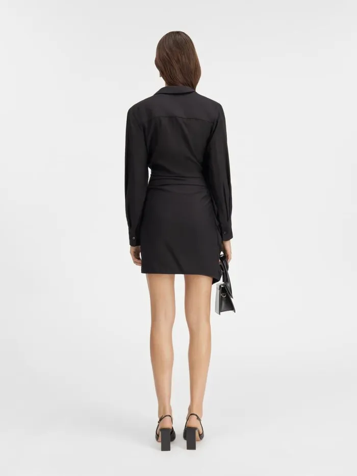 JACQUEMUS The Bahia Dress Black Women Dresses and Skirts JACQUEMUS The Bahia Dress Black Women Dresses and Skirts