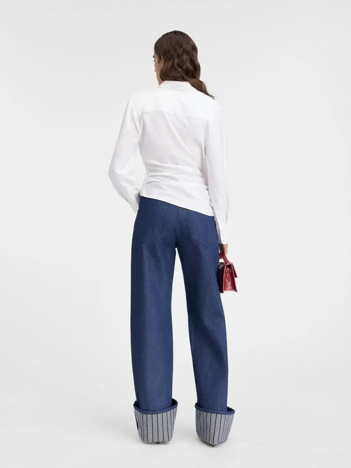 JACQUEMUS The Bahia Shirt White Women Tops and Shirts