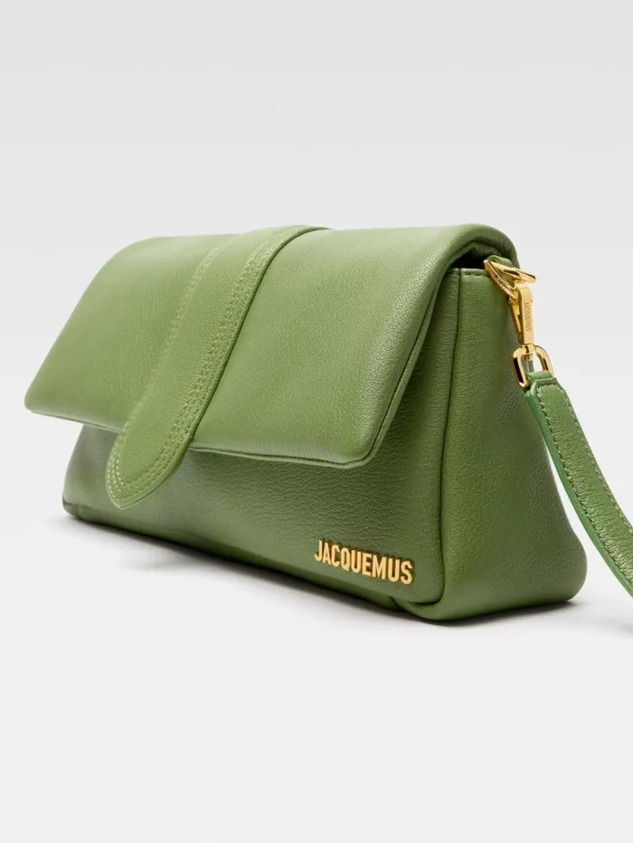 JACQUEMUS The Bambimou Green Women Crossbody and Handbags JACQUEMUS The Bambimou Green Women Crossbody and Handbags
