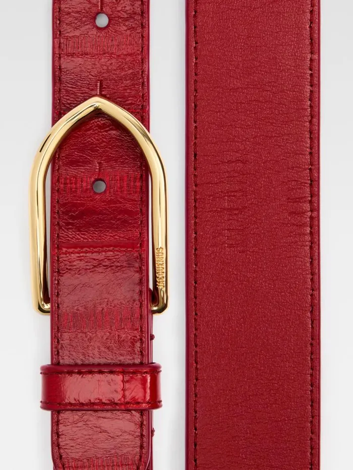 JACQUEMUS The Bambino Belt Dark Red WomenMen Belts JACQUEMUS The Bambino Belt Dark Red WomenMen Belts