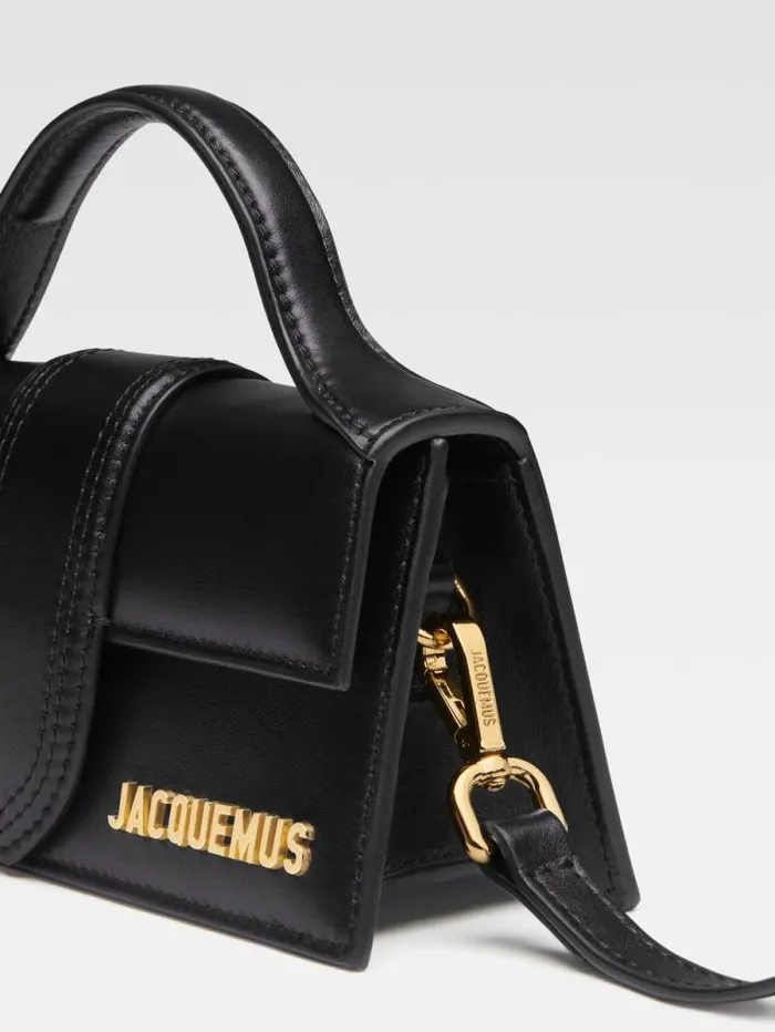 JACQUEMUS The Bambino Black Women Crossbody and Handbags JACQUEMUS The Bambino Black Women Crossbody and Handbags