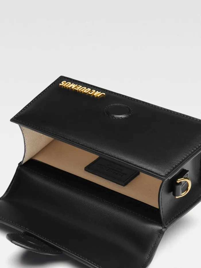 JACQUEMUS The Bambino Black Women Crossbody and Handbags JACQUEMUS The Bambino Black Women Crossbody and Handbags