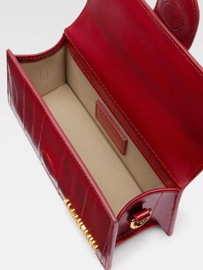 JACQUEMUS The Bambino Dark Red Women Crossbody and Handbags JACQUEMUS The Bambino Dark Red Women Crossbody and Handbags