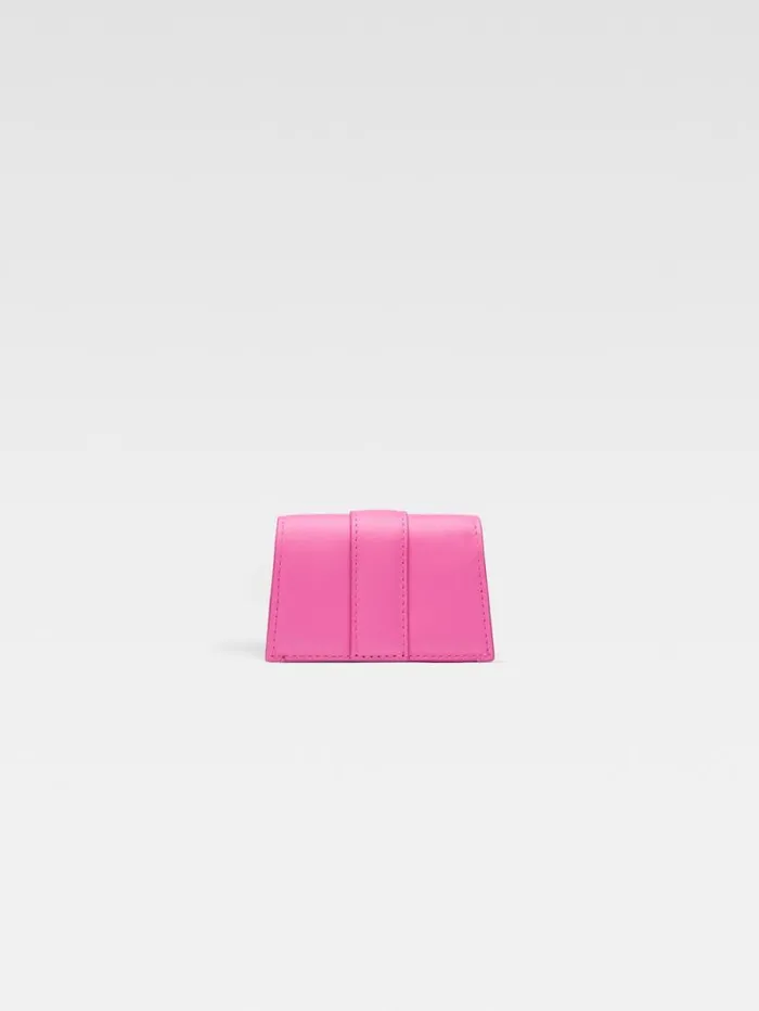 JACQUEMUS The Bambino Flap Case Neon Pink WomenMen Small Leather Goods JACQUEMUS The Bambino Flap Case Neon Pink WomenMen Small Leather Goods
