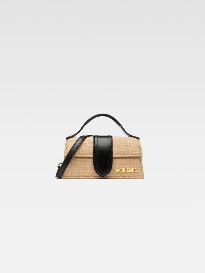JACQUEMUS The Bambino Ivoryblack Women Crossbody and Handbags