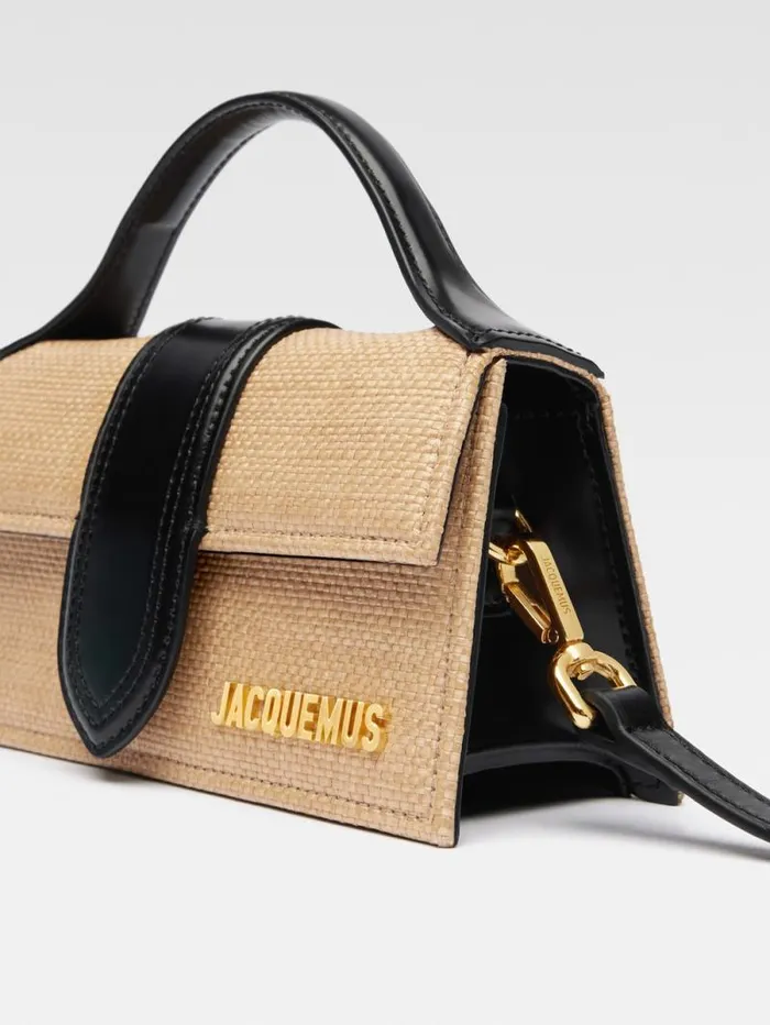 JACQUEMUS The Bambino Ivoryblack Women Crossbody and Handbags