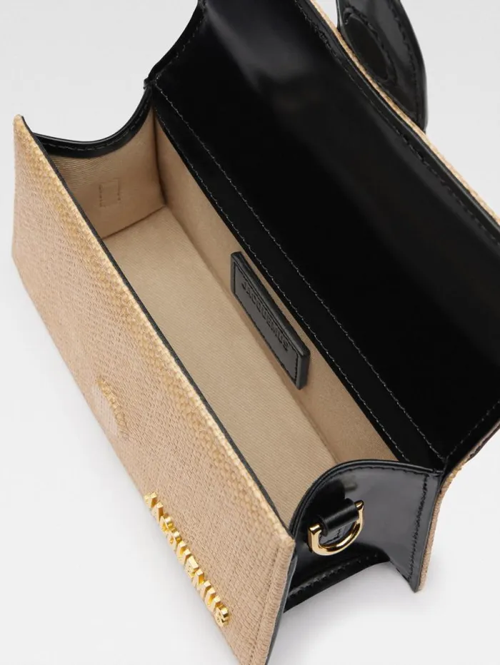 JACQUEMUS The Bambino Ivoryblack Women Crossbody and Handbags