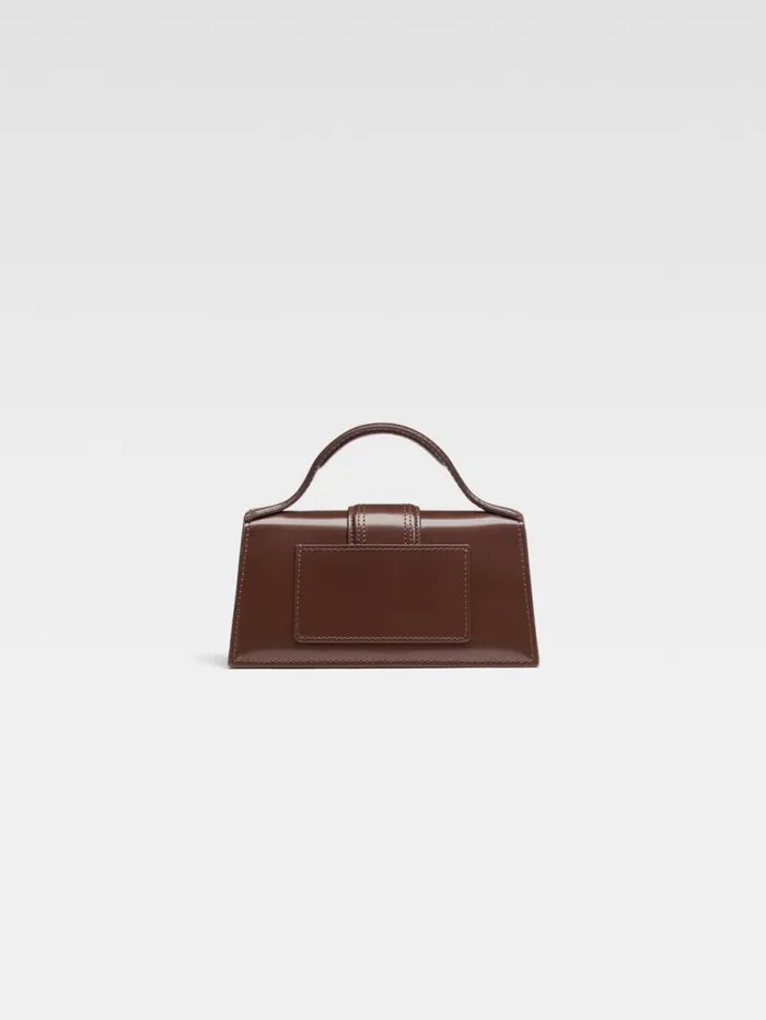 JACQUEMUS The Bambino Midnight Brown Women Crossbody and Handbags JACQUEMUS The Bambino Midnight Brown Women Crossbody and Handbags
