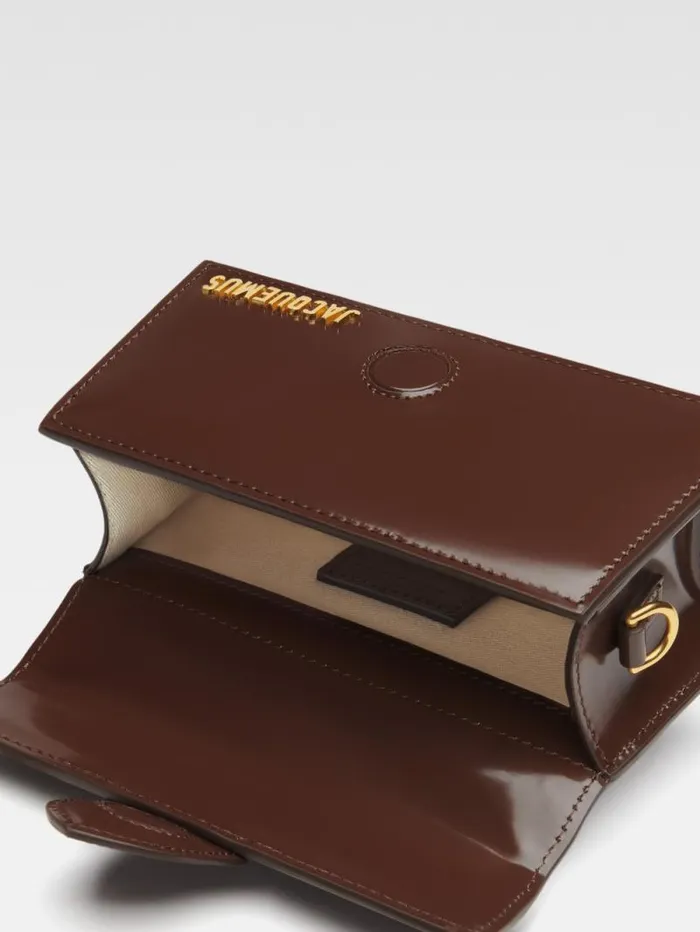 JACQUEMUS The Bambino Midnight Brown Women Crossbody and Handbags JACQUEMUS The Bambino Midnight Brown Women Crossbody and Handbags