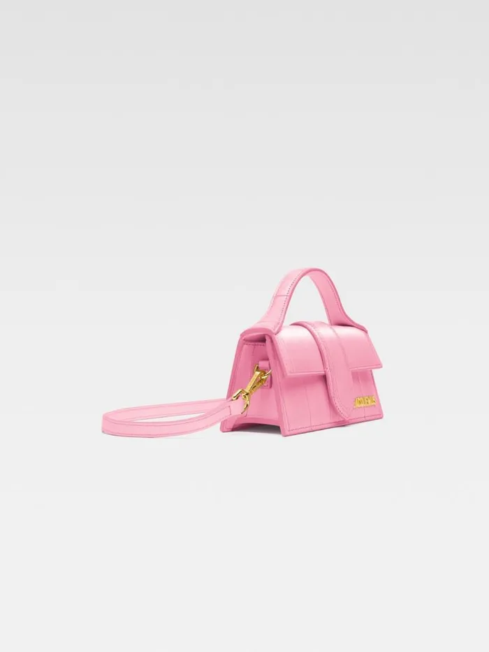 JACQUEMUS The Bambino Pale Pink Women Crossbody and Handbags JACQUEMUS The Bambino Pale Pink Women Crossbody and Handbags