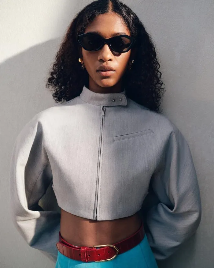 JACQUEMUS The Bambino Sunglasses Black WomenMen Sunglasses