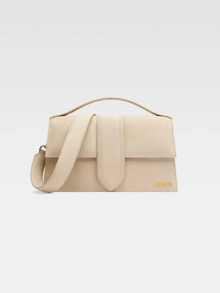 JACQUEMUS The Bambinou Dark Beige Women Crossbody and Handbags