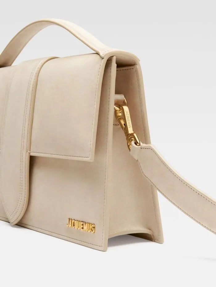 JACQUEMUS The Bambinou Dark Beige Women Crossbody and Handbags