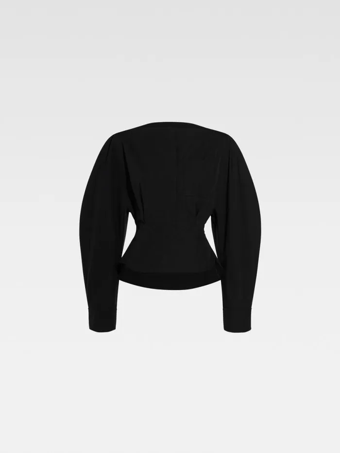 JACQUEMUS The Barco Shirt Black Women Tops and Shirts