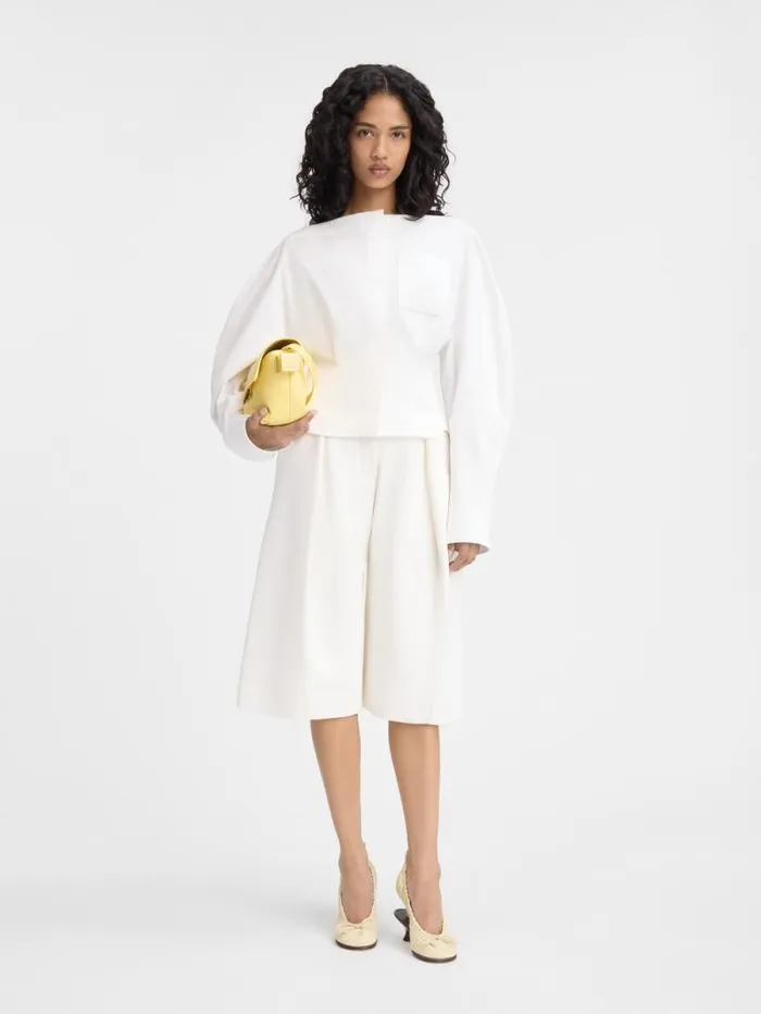 JACQUEMUS The Barco Shirt White Women Tops and Shirts