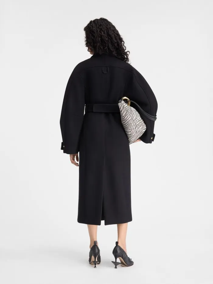 JACQUEMUS The Bari Coat Black Women Coats and Jackets JACQUEMUS The Bari Coat Black Women Coats and Jackets