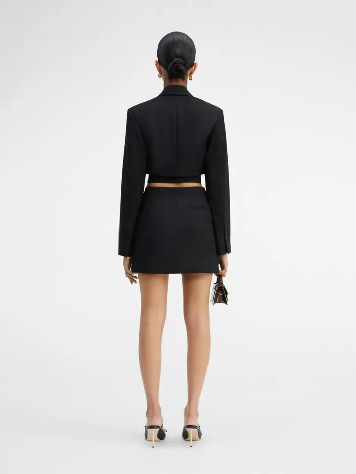 JACQUEMUS The Bari Dress Black Women Dresses and Skirts JACQUEMUS The Bari Dress Black Women Dresses and Skirts