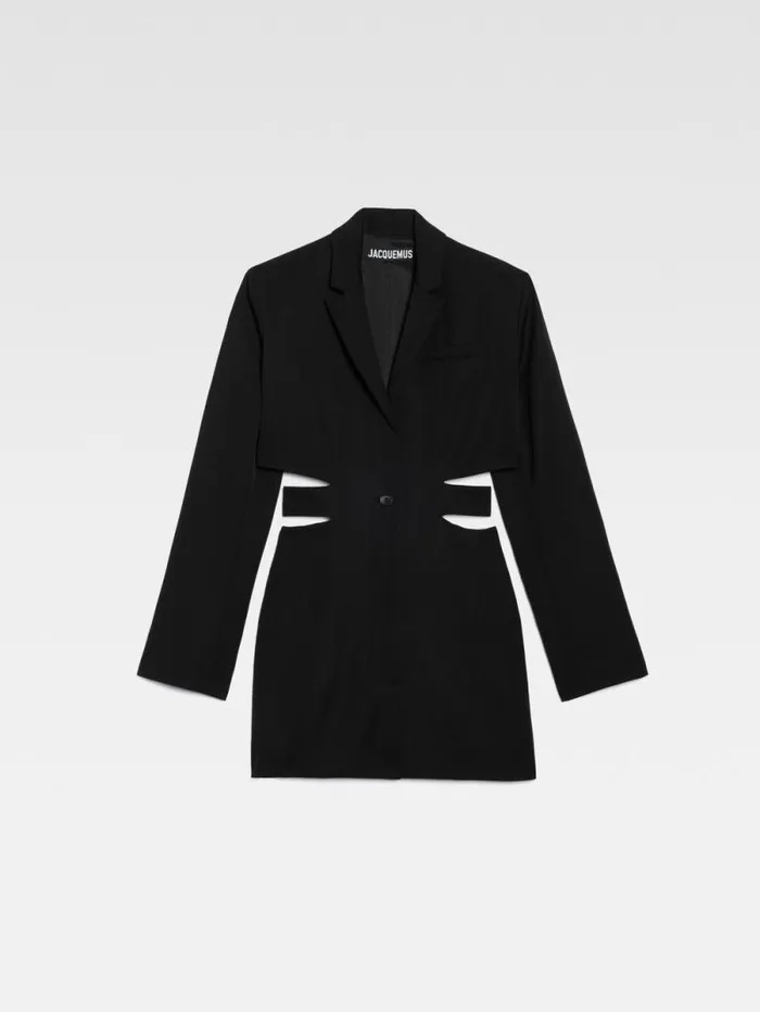 JACQUEMUS The Bari Dress Black Women Dresses and Skirts JACQUEMUS The Bari Dress Black Women Dresses and Skirts