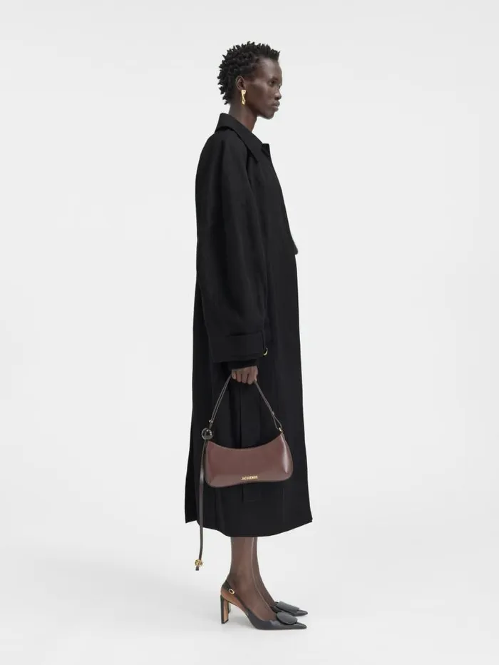 JACQUEMUS The Bari Trench Coat Black Women Coats and Jackets JACQUEMUS The Bari Trench Coat Black Women Coats and Jackets