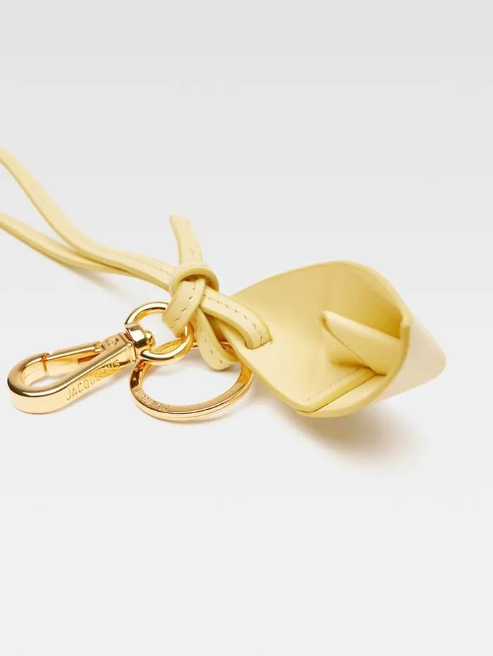 JACQUEMUS The Bateau Keychain Light Yellow WomenMen Small Leather Goods JACQUEMUS The Bateau Keychain Light Yellow WomenMen Small Leather Goods