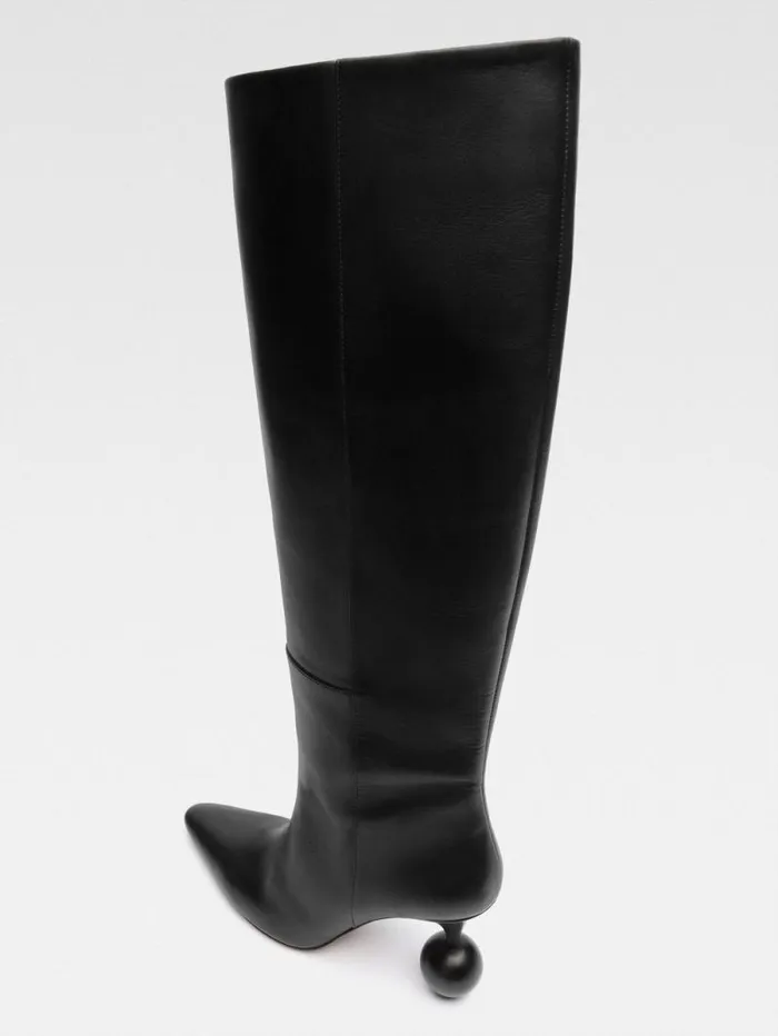 JACQUEMUS The Bisou Boots Black Women Shoes