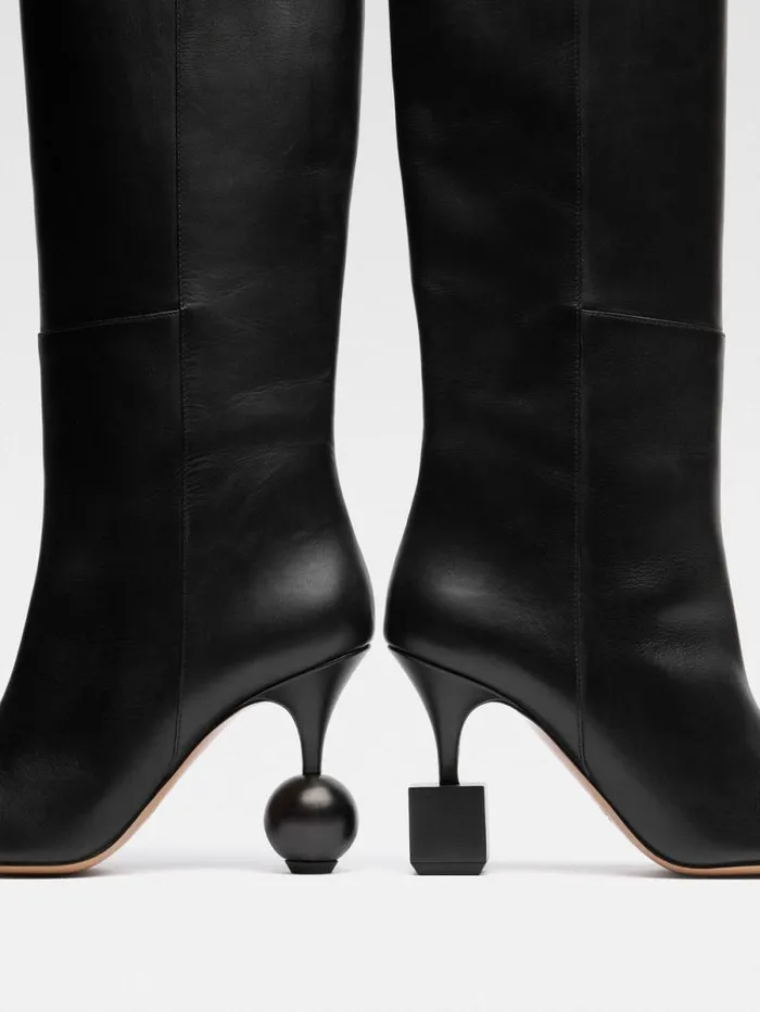 JACQUEMUS The Bisou Boots Black Women Shoes
