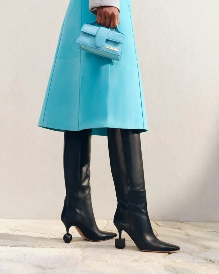 JACQUEMUS The Bisou Boots Black Women Shoes