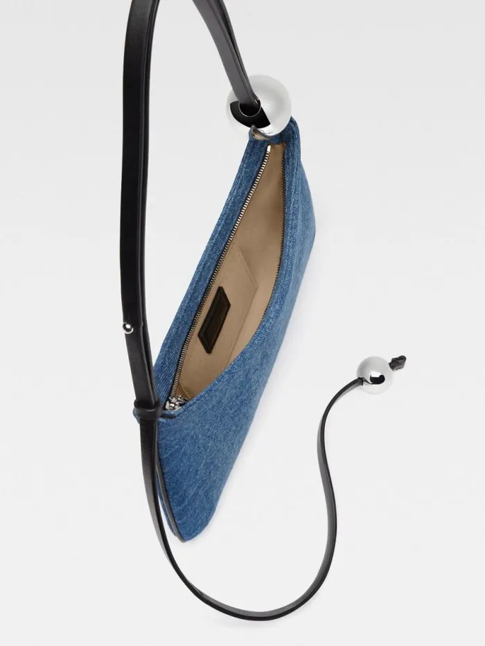 JACQUEMUS The Bisou Perle Blue Women Shoulder Bags JACQUEMUS The Bisou Perle Blue Women Shoulder Bags