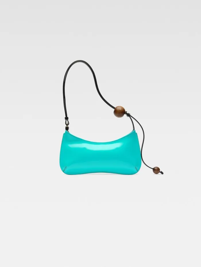 JACQUEMUS The Bisou Perle Turquoise Women Shoulder Bags JACQUEMUS The Bisou Perle Turquoise Women Shoulder Bags