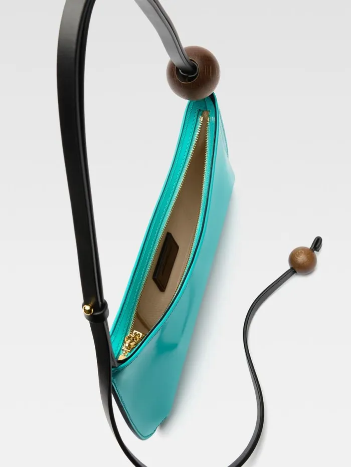 JACQUEMUS The Bisou Perle Turquoise Women Shoulder Bags JACQUEMUS The Bisou Perle Turquoise Women Shoulder Bags