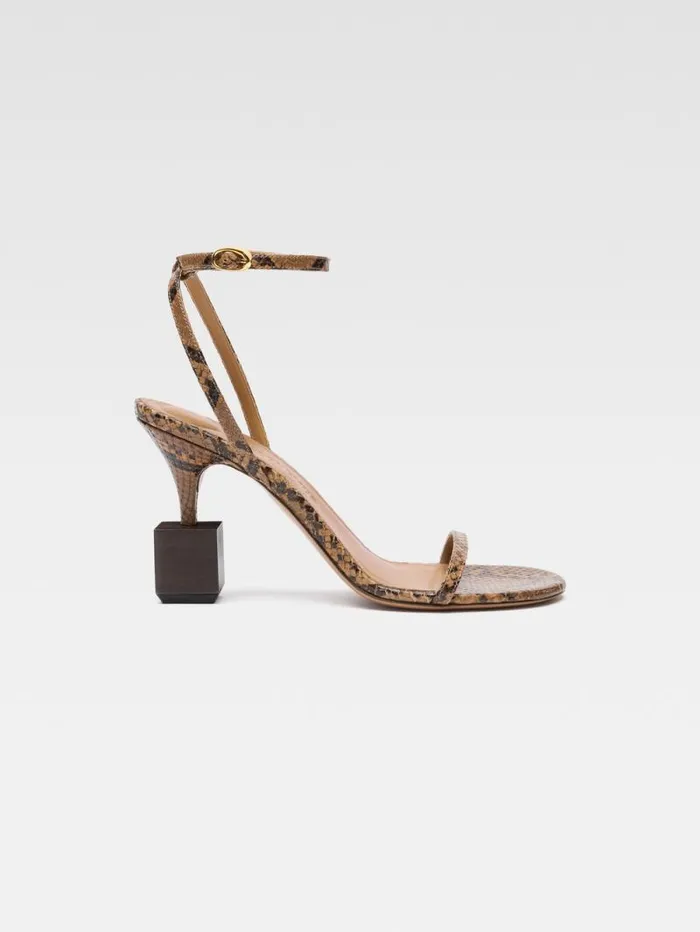 JACQUEMUS The Bisou Sandals Light Brown Women Shoes