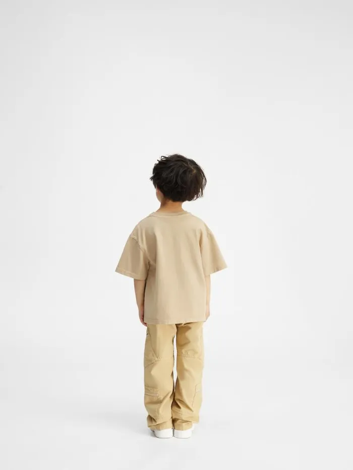 JACQUEMUS The Bolso Kids039 Tshirt Dark Beige WomenMen Tops JACQUEMUS The Bolso Kids039 Tshirt Dark Beige WomenMen Tops
