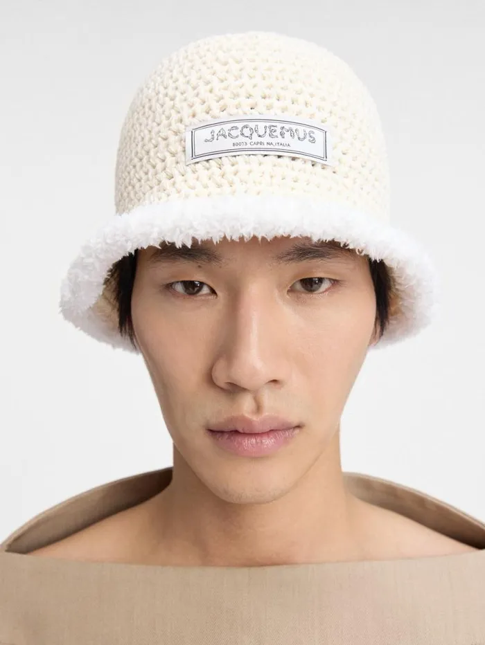 JACQUEMUS The Bordino Bucket Hat Offwhite WomenMen Hats JACQUEMUS The Bordino Bucket Hat Offwhite WomenMen Hats