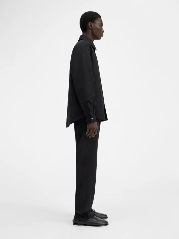 JACQUEMUS The Boulanger Shirt Black Men Shirts