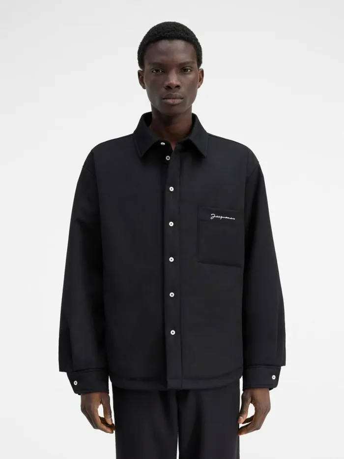 JACQUEMUS The Boulanger Shirt Black Men Shirts
