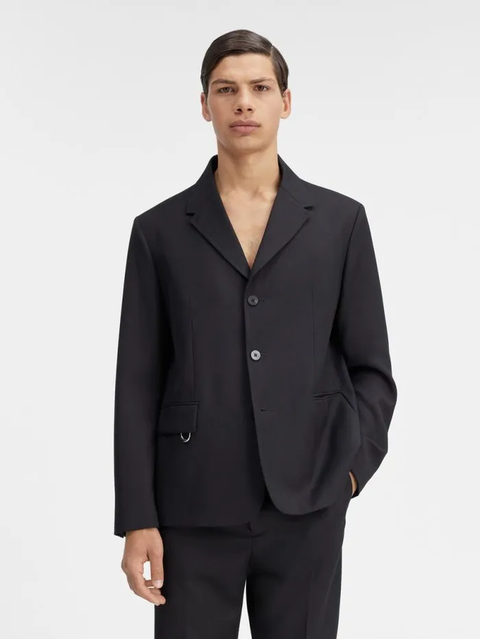 JACQUEMUS The Cabri Jacket Black Men Coats and Jackets JACQUEMUS The Cabri Jacket Black Men Coats and Jackets