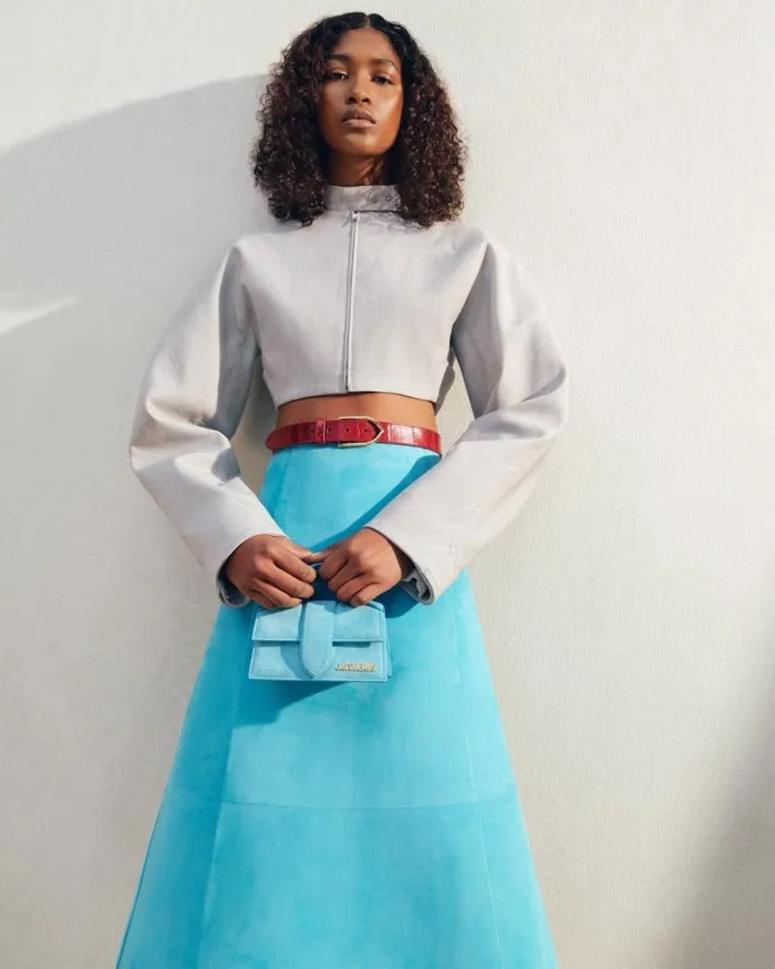 JACQUEMUS The Cabri Jacket Light Grey Women Coats and Jackets JACQUEMUS The Cabri Jacket Light Grey Women Coats and Jackets