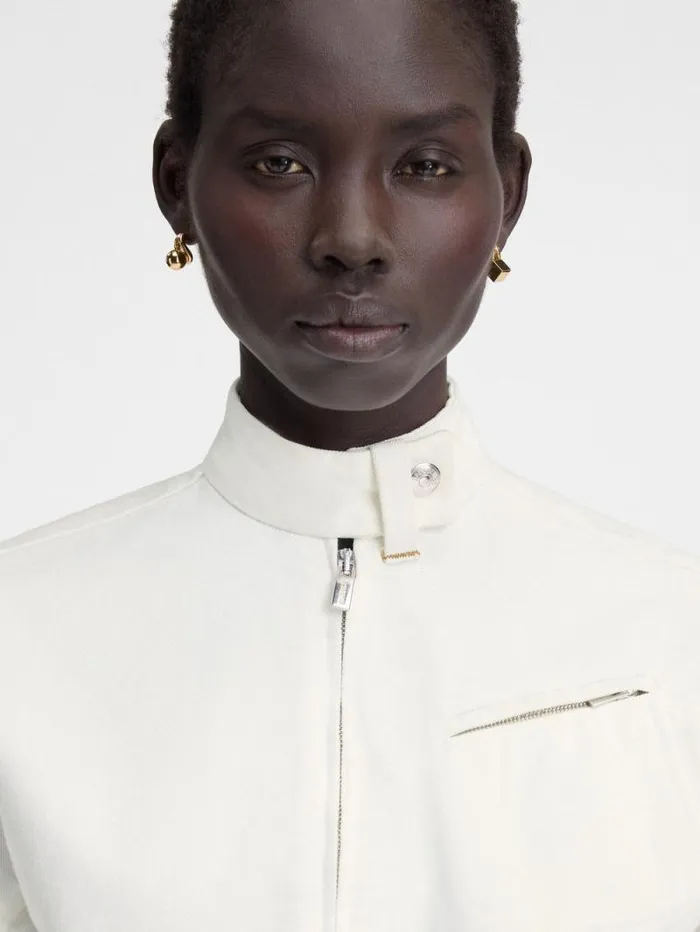 JACQUEMUS The Cabrio Denim DeNmes Jacket Offwhite Women Coats and Jackets JACQUEMUS The Cabrio Denim DeNmes Jacket Offwhite Women Coats and Jackets