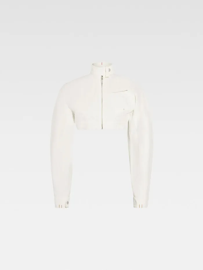 JACQUEMUS The Cabrio Denim DeNmes Jacket Offwhite Women Coats and Jackets JACQUEMUS The Cabrio Denim DeNmes Jacket Offwhite Women Coats and Jackets