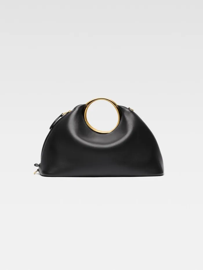 JACQUEMUS The Calino Black Women Crossbody and Handbags