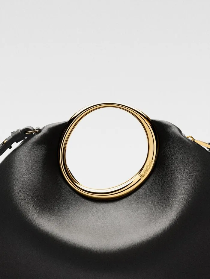 JACQUEMUS The Calino Black Women Crossbody and Handbags