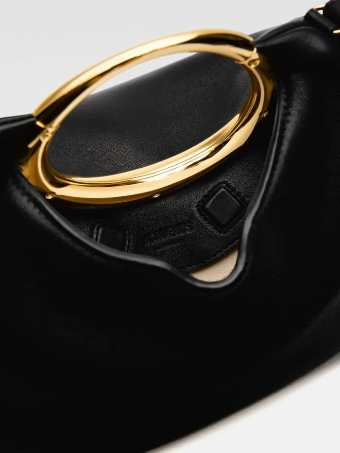 JACQUEMUS The Calino Black Women Crossbody and Handbags