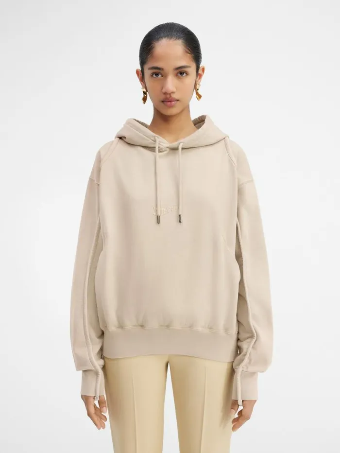 JACQUEMUS The Camargue Sweatshirt Light Beige WomenMen Sweatshirts and Joggings