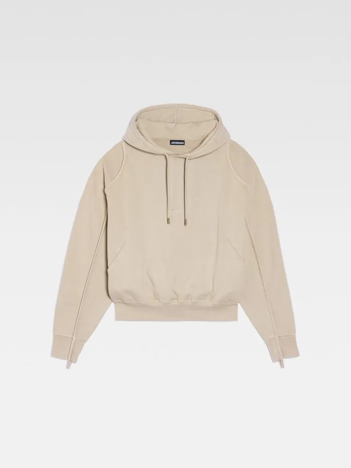 JACQUEMUS The Camargue Sweatshirt Light Beige WomenMen Sweatshirts and Joggings