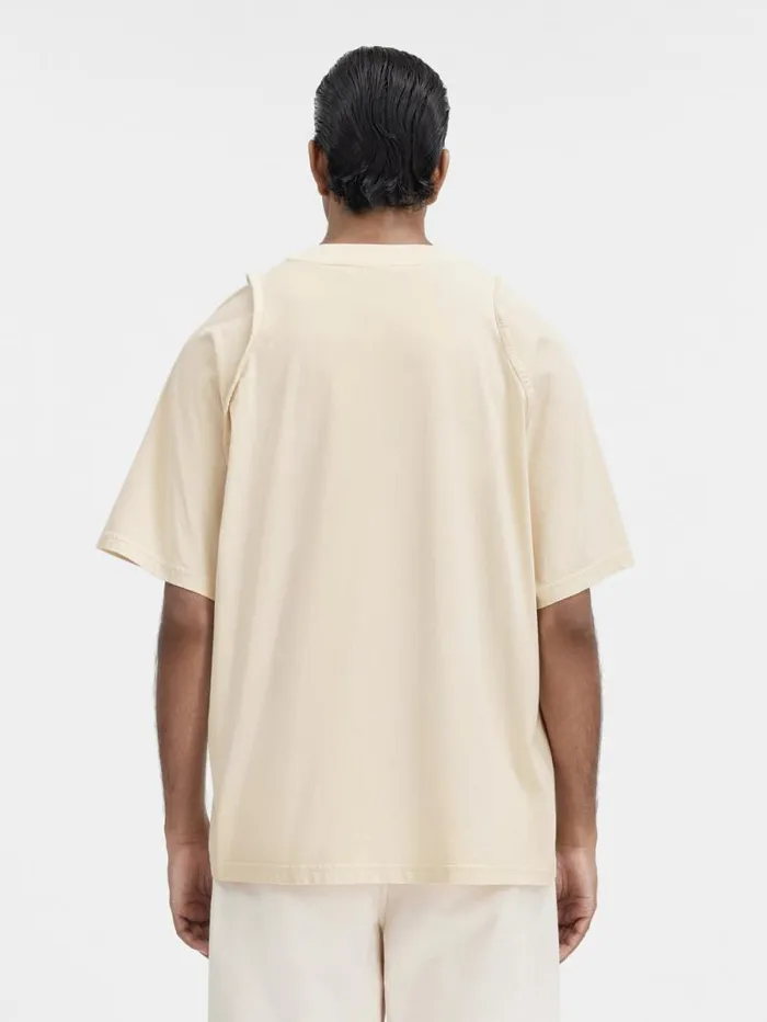 JACQUEMUS The Camargue Tshirt Light Beige Men Tshirts