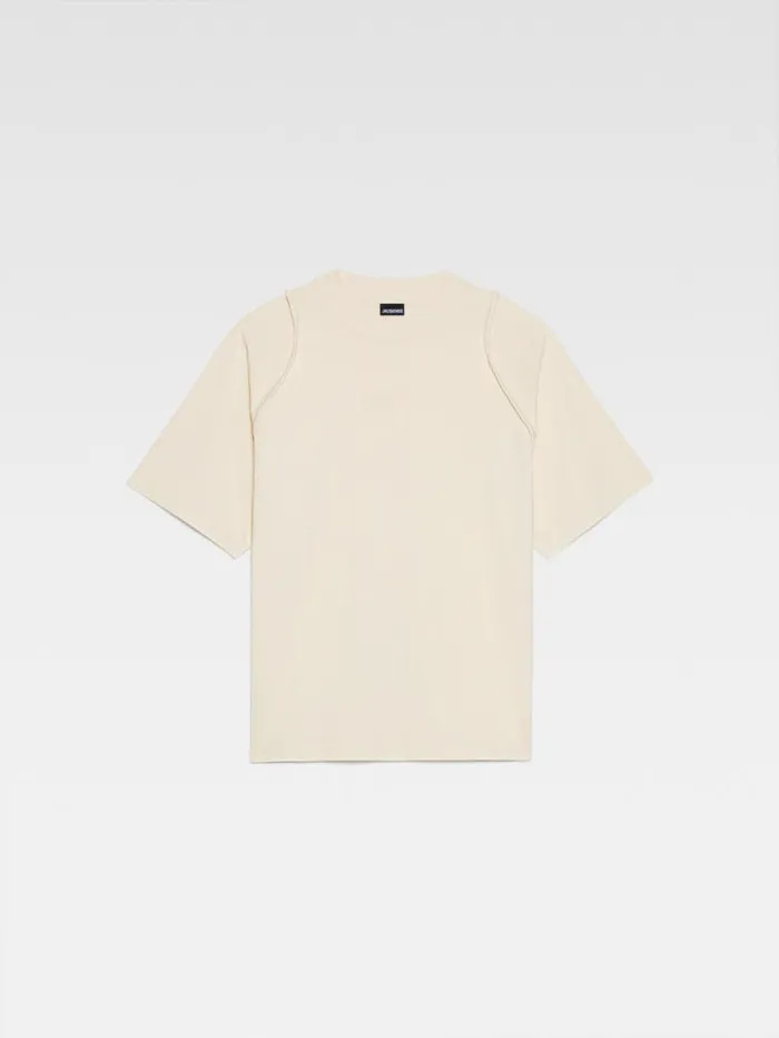 JACQUEMUS The Camargue Tshirt Light Beige Men Tshirts